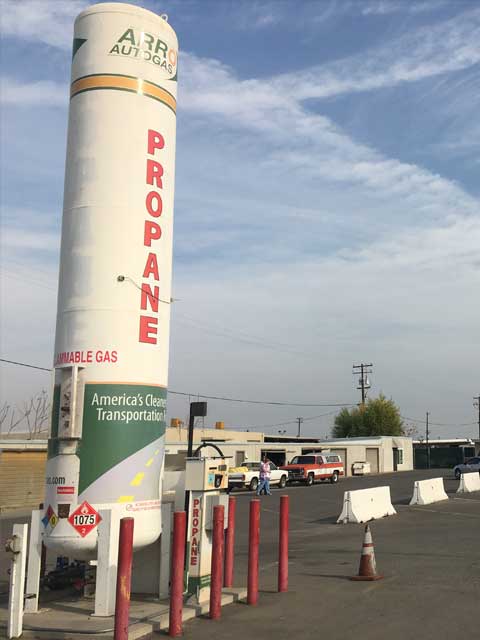 Image of the Bakersfield Delta Liquid Energy ARRO Autogas site.