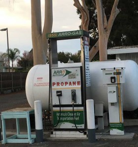 Image of the Main Street Shell Station ARRO Autogas site.